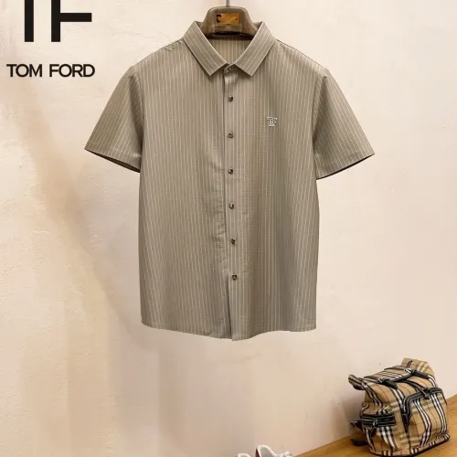 Wholesale Tom Ford Shirts Short Sleeved For Men #1426918 $52.00 USD, Wholesale Quality Replica Tom Ford Shirts