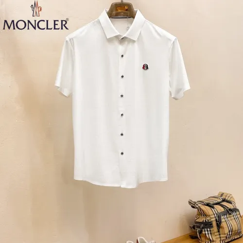 Wholesale Moncler Shirts Short Sleeved For Men #1426928 $52.00 USD, Wholesale Quality Replica Moncler Shirts