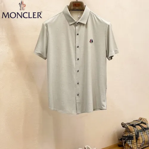 Wholesale Moncler Shirts Short Sleeved For Men #1426929 $52.00 USD, Wholesale Quality Replica Moncler Shirts