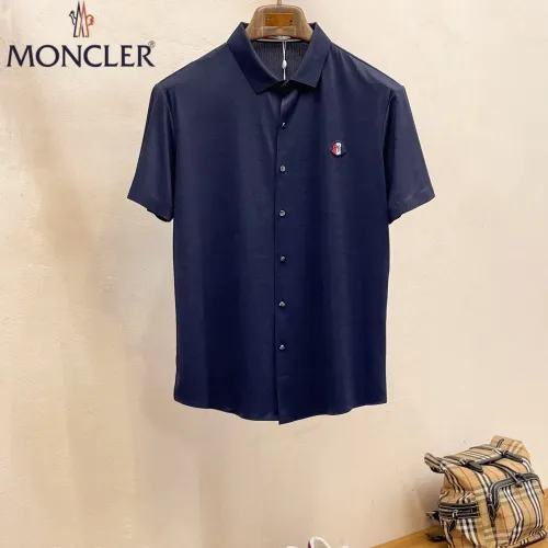 Wholesale Moncler Shirts Short Sleeved For Men #1426930 $52.00 USD, Wholesale Quality Replica Moncler Shirts