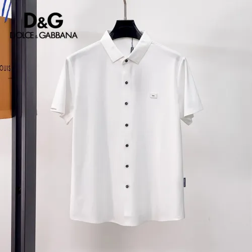 Wholesale Dolce &amp; Gabbana D&amp;G Shirts Short Sleeved For Men #1426936 $52.00 USD, Wholesale Quality Replica Dolce &amp; Gabbana D&amp;G Shirts