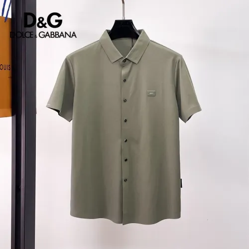 Wholesale Dolce &amp; Gabbana D&amp;G Shirts Short Sleeved For Men #1426937 $52.00 USD, Wholesale Quality Replica Dolce &amp; Gabbana D&amp;G Shirts