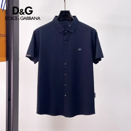 Wholesale Dolce &amp; Gabbana D&amp;G Shirts Short Sleeved For Men #1426938 $52.00 USD, Wholesale Quality Replica Dolce &amp; Gabbana D&amp;G Shirts