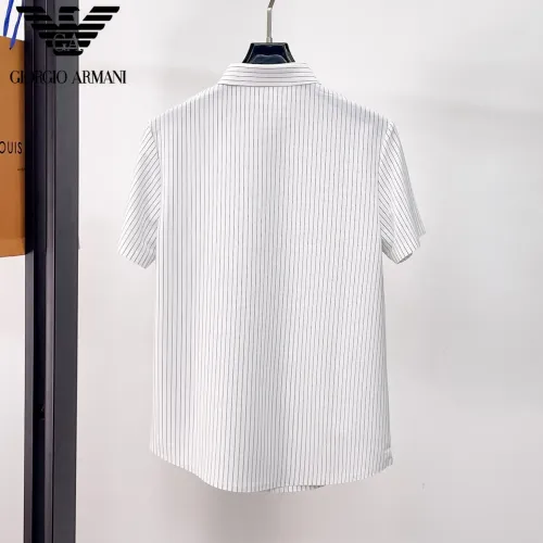 Replica Armani Shirts Short Sleeved For Men #1426945 $52.00 USD for Wholesale