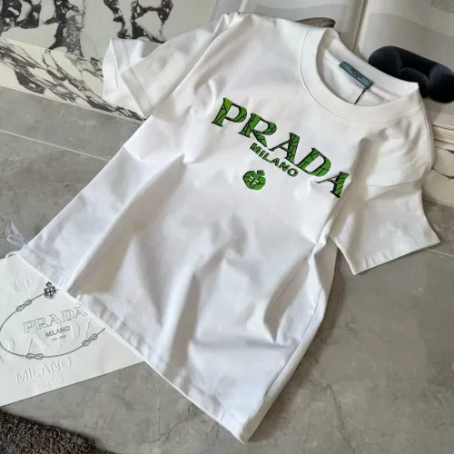 Wholesale Prada T-Shirts Short Sleeved For Women #1426962 $64.00 USD, Wholesale Quality Replica Prada T-Shirts