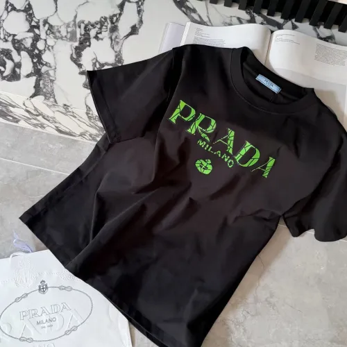 Wholesale Prada T-Shirts Short Sleeved For Women #1426963 $64.00 USD, Wholesale Quality Replica Prada T-Shirts