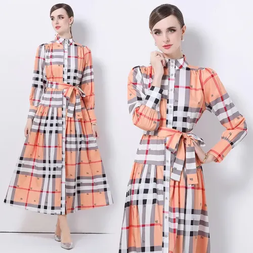 Wholesale Burberry Dresses Long Sleeved For Women #1426984 $68.00 USD, Wholesale Quality Replica Burberry Dresses