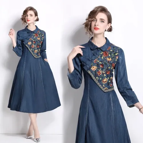 Wholesale Christian Dior Dresses Long Sleeved For Women #1426986 $76.00 USD, Wholesale Quality Replica Christian Dior Dresses