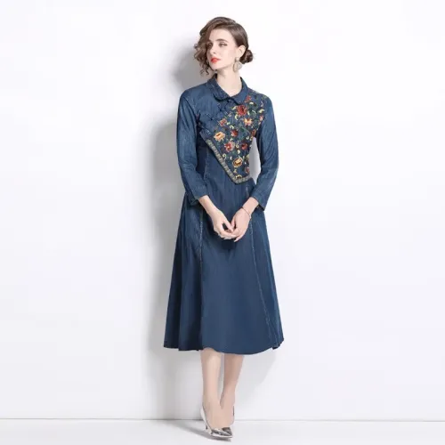 Replica Christian Dior Dresses Long Sleeved For Women #1426986 $76.00 USD for Wholesale