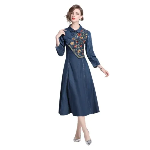 Replica Christian Dior Dresses Long Sleeved For Women #1426986 $76.00 USD for Wholesale