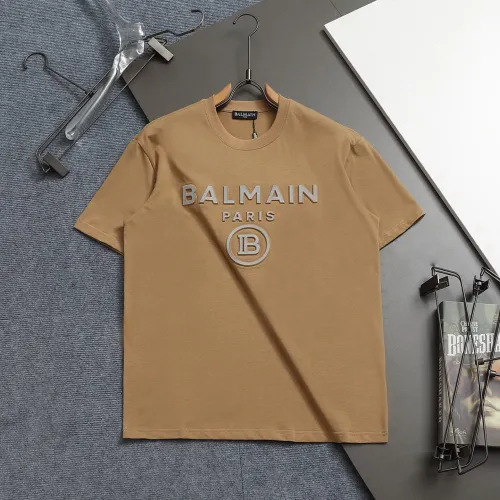 Wholesale Balmain T-Shirts Short Sleeved For Unisex #1426991 $38.00 USD, Wholesale Quality Replica Balmain T-Shirts