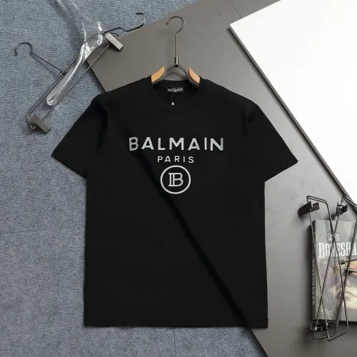 Wholesale Balmain T-Shirts Short Sleeved For Unisex #1426992 $38.00 USD, Wholesale Quality Replica Balmain T-Shirts