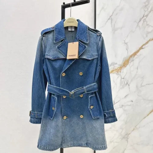 Wholesale Burberry Coats Long Sleeved For Women #1427086 $155.00 USD, Wholesale Quality Replica Burberry Coats