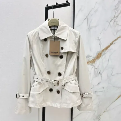 Wholesale Burberry Trench Coat Long Sleeved For Women #1427087 $172.00 USD, Wholesale Quality Replica Burberry Trench Coat