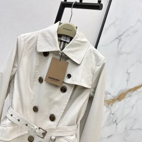 Replica Burberry Trench Coat Long Sleeved For Women #1427087 $172.00 USD for Wholesale