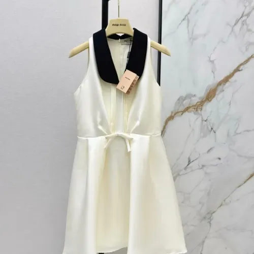 Wholesale MIU MIU Dresses Sleeveless For Women #1427093 $128.00 USD, Wholesale Quality Replica MIU MIU Dresses