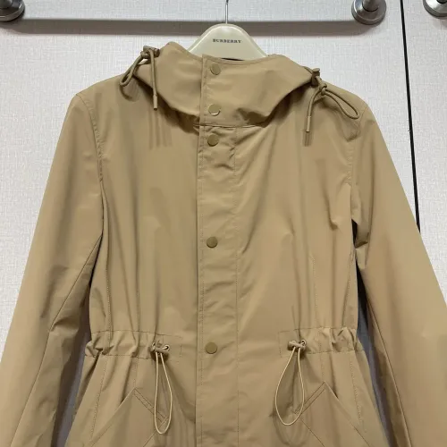 Replica Burberry Trench Coat Long Sleeved For Women #1427108 $162.00 USD for Wholesale