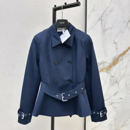 Wholesale Christian Dior Coats Long Sleeved For Women #1427116 $135.00 USD, Wholesale Quality Replica Christian Dior Coats