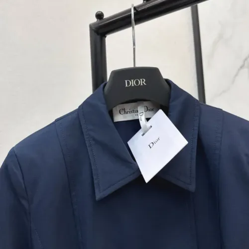 Replica Christian Dior Coats Long Sleeved For Women #1427116 $135.00 USD for Wholesale