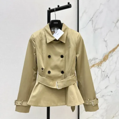 Wholesale Christian Dior Coats Long Sleeved For Women #1427117 $135.00 USD, Wholesale Quality Replica Christian Dior Coats