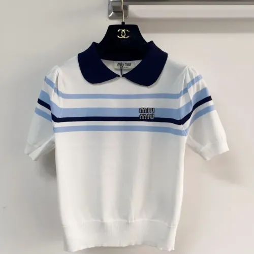 Wholesale MIU MIU T-Shirts Short Sleeved For Women #1427123 $96.00 USD, Wholesale Quality Replica MIU MIU T-Shirts