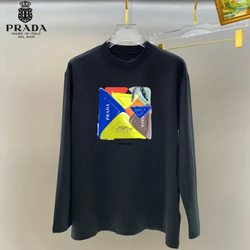 Wholesale Prada T-Shirts Long Sleeved For Unisex #1427164 $34.00 USD, Wholesale Quality Replica Prada T-Shirts