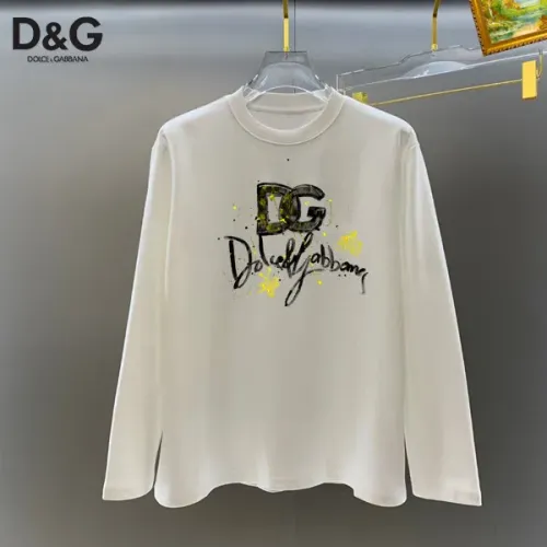 Wholesale Dolce &amp; Gabbana D&amp;G T-Shirts Long Sleeved For Unisex #1427191 $34.00 USD, Wholesale Quality Replica Dolce &amp; Gabbana D&amp;G T-Shirts