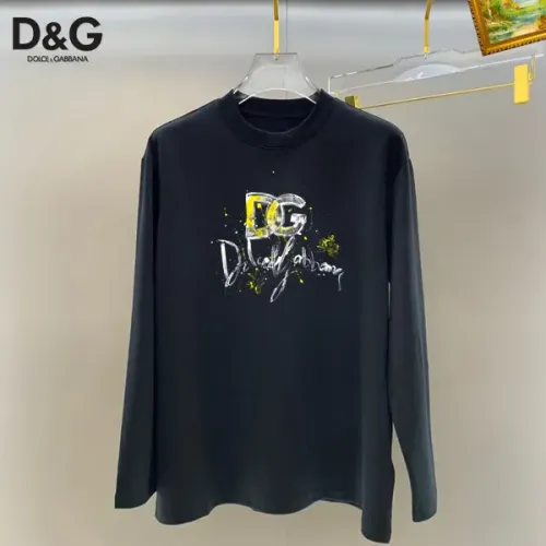 Wholesale Dolce &amp; Gabbana D&amp;G T-Shirts Long Sleeved For Unisex #1427192 $34.00 USD, Wholesale Quality Replica Dolce &amp; Gabbana D&amp;G T-Shirts