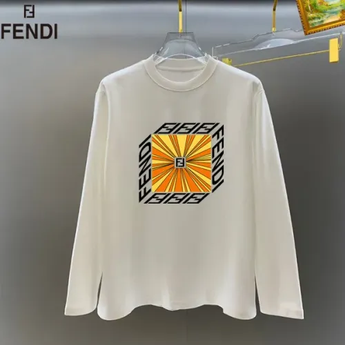 Wholesale Fendi T-Shirts Long Sleeved For Unisex #1427197 $34.00 USD, Wholesale Quality Replica Fendi T-Shirts