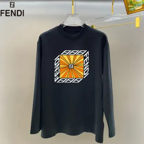 Wholesale Fendi T-Shirts Long Sleeved For Unisex #1427198 $34.00 USD, Wholesale Quality Replica Fendi T-Shirts