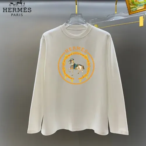 Wholesale Hermes T-Shirts Long Sleeved For Unisex #1427230 $34.00 USD, Wholesale Quality Replica Hermes T-Shirts