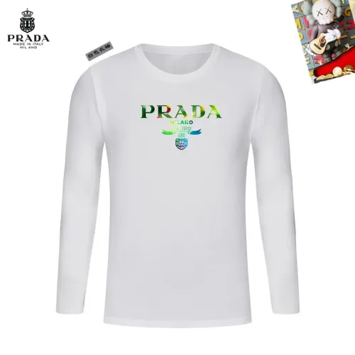 Wholesale Prada T-Shirts Long Sleeved For Unisex #1427246 $34.00 USD, Wholesale Quality Replica Prada T-Shirts
