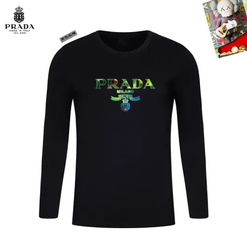 Wholesale Prada T-Shirts Long Sleeved For Unisex #1427247 $34.00 USD, Wholesale Quality Replica Prada T-Shirts