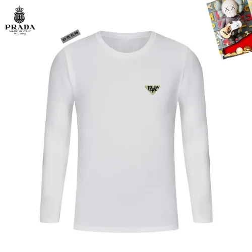 Wholesale Prada T-Shirts Long Sleeved For Unisex #1427264 $34.00 USD, Wholesale Quality Replica Prada T-Shirts
