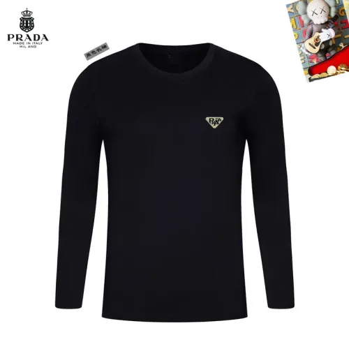 Wholesale Prada T-Shirts Long Sleeved For Unisex #1427265 $34.00 USD, Wholesale Quality Replica Prada T-Shirts