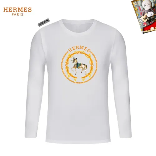 Wholesale Hermes T-Shirts Long Sleeved For Unisex #1427278 $34.00 USD, Wholesale Quality Replica Hermes T-Shirts