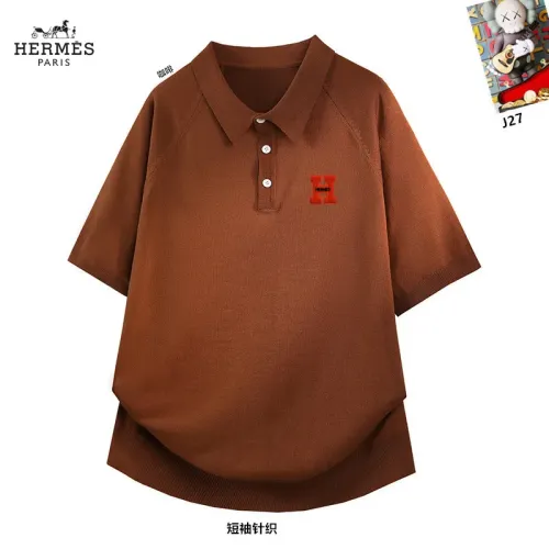 Wholesale Hermes T-Shirts Short Sleeved For Men #1427289 $42.00 USD, Wholesale Quality Replica Hermes T-Shirts