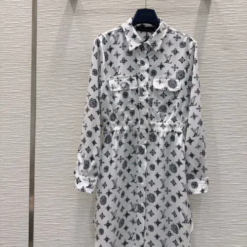 Wholesale Louis Vuitton LV Dresses Long Sleeved For Women #1427312 $76.00 USD, Wholesale Quality Replica Louis Vuitton LV Dresses