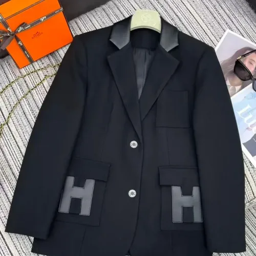 Wholesale Hermes Jackets Long Sleeved For Women #1427331 $88.00 USD, Wholesale Quality Replica Hermes Jackets