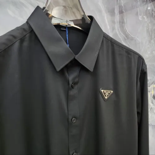 Replica Prada Shirts Long Sleeved For Men #1427372 $40.00 USD for Wholesale