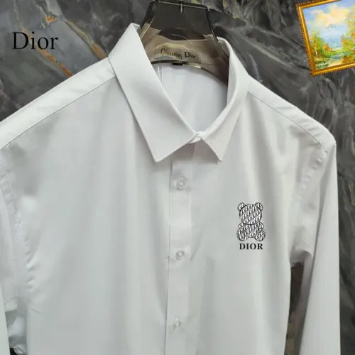 Replica Christian Dior Shirts Long Sleeved For Men #1427391 $40.00 USD for Wholesale