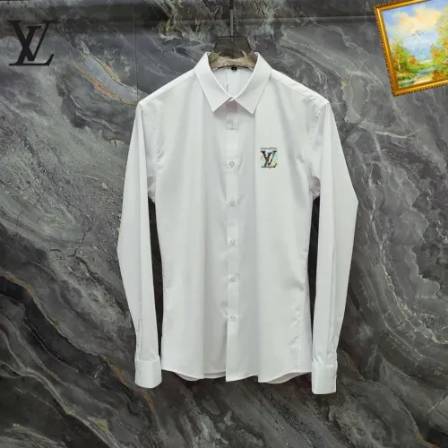 Wholesale Louis Vuitton LV Shirts Long Sleeved For Men #1427417 $40.00 USD, Wholesale Quality Replica Louis Vuitton LV Shirts