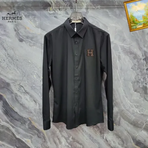 Wholesale Hermes Shirts Long Sleeved For Men #1427420 $40.00 USD, Wholesale Quality Replica Hermes Shirts