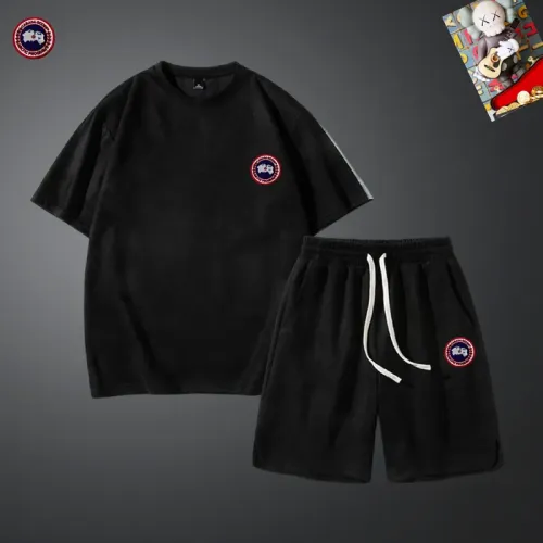 Wholesale Canada Goose Tracksuits Short Sleeved For Men #1427429 $48.00 USD, Wholesale Quality Replica Canada Goose Tracksuits
