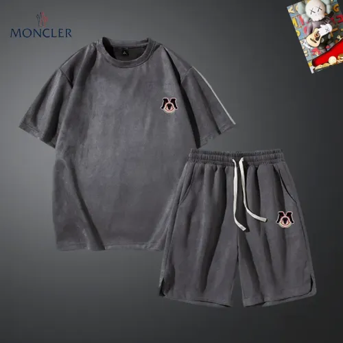 Wholesale Moncler Tracksuits Short Sleeved For Men #1427451 $48.00 USD, Wholesale Quality Replica Moncler Tracksuits
