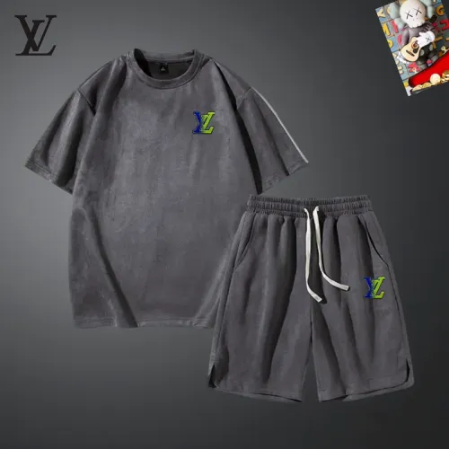 Wholesale Louis Vuitton LV Tracksuits Short Sleeved For Men #1427484 $48.00 USD, Wholesale Quality Replica Louis Vuitton LV Tracksuits