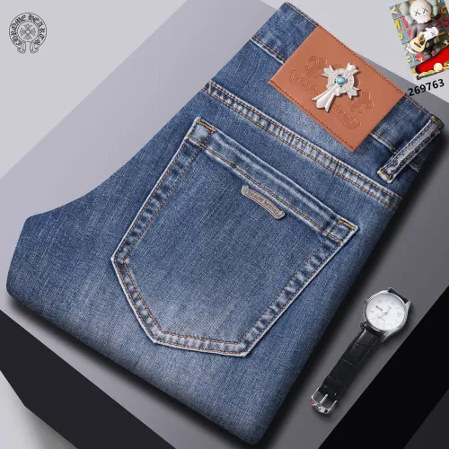 Wholesale Chrome Hearts Jeans For Men #1427498 $48.00 USD, Wholesale Quality Replica Chrome Hearts Jeans
