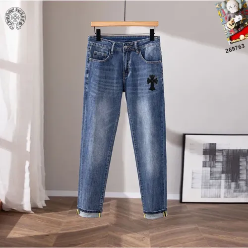 Replica Chrome Hearts Jeans For Men #1427498 $48.00 USD for Wholesale