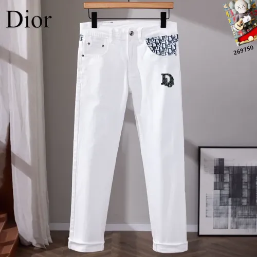 Replica Christian Dior Jeans For Men #1427502 $48.00 USD for Wholesale
