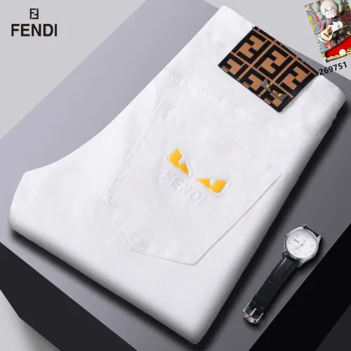 Wholesale Fendi Jeans For Men #1427505 $48.00 USD, Wholesale Quality Replica Fendi Jeans